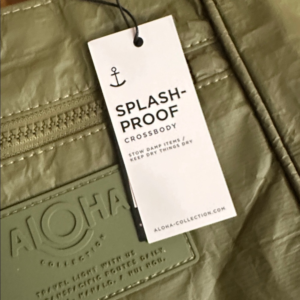 NTW Aloha Cross Body Bag Olive Green - Picture 2 of 8